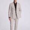 Summer Linen Suits Linen Wools Blend Luxury Fabric - Image 4