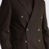 Double-Breasted-brown suit in dubai