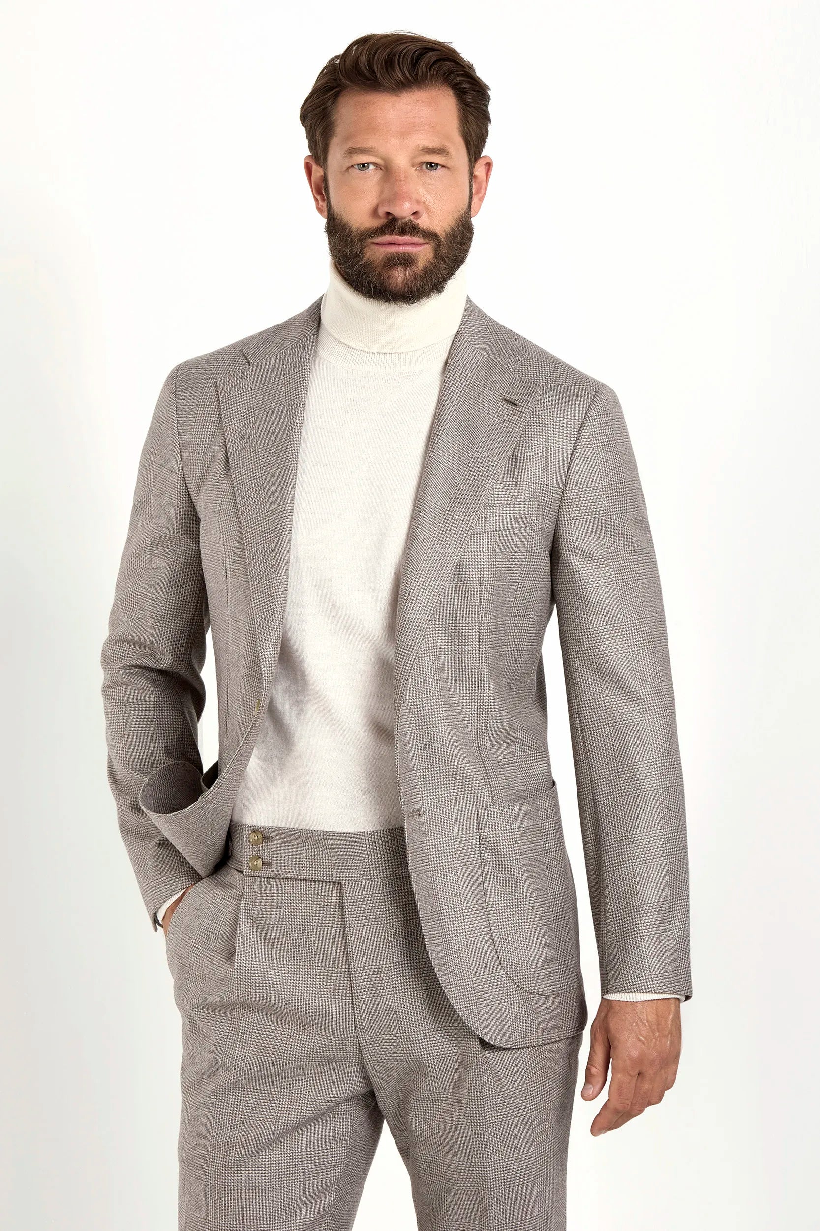 Light Beage Business Suit