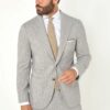 Light Gray Striped Suits