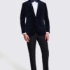 Custom Made Navy Velvet Tuxedo - Image 2