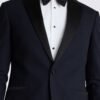 Blue Custom Made Peak Lapel Tuxedo - Image 4