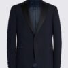 Blue Custom Made Peak Lapel Tuxedo - Image 7