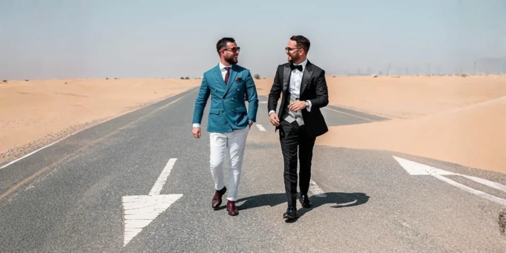 Professional Style bespoke suit dubai