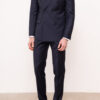 Double Breasted Suit Navy Blue - Image 2