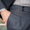 Double Breasted Suit Charcoal Gray - Image 2