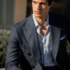 Double Breasted Suit Charcoal Gray - Image 3
