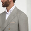 Double Breasted Suit Light Gray - Image 4