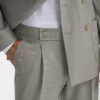 Double Breasted Suit Light Gray - Image 2