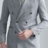 Double Breasted Suit Gray