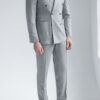 Double Breasted Suit Gray - Image 2